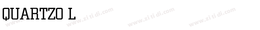 QUARTZO Light字体转换 QUARTZO Light字体转换